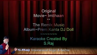 Roz Sham Aati Thi | Remix Karaoke with Hindi Scrolling Lyrics | By S Raj Karaoke