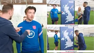 Jack Grealish Asks 'Is That England?' When Told To Find Where He's From On A Map🤣​