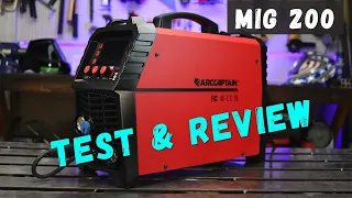 ArcCaptain MIG 200 Welder Review. Better than Titanium MP?