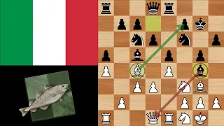 Italienische Eröffnung vs Stockfish || Giuoco Piano Variante 2