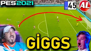 YENİ TRANSFER İKON GİGGS 30 METREDEN 90'A! HAYATIMIN EN HIZLI GOLÜNÜ YEDİM! | PES 2021 ANALİG #45