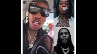 Wiz Khalifa Vibing To Last Last By Burna Boy