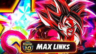 (Dokkan Battle) 100% RAINBOW MAX LINKS SSJ4 LIMIT BREAKER GOKU! WONKY BUT GOOD!