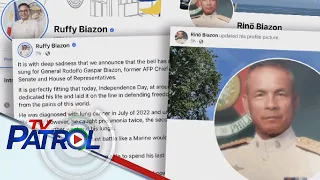 Dating senador, military chief Rodolfo Biazon pumanaw na | TV Patrol