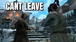 Can you play Skyrim without leaving Windhelm?
