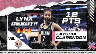 LAYSHIA CLARENDON LYNX DEBUT!!! - HIGHLIGHTS | WNBA 2021