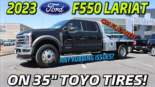 2023 Ford F550 On 35's + CM Flat Deck Body: I had No Idea This Was Possible!!!