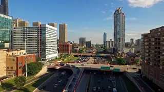 Chicago Skyline 4k, USA, Ultra HD Drone Film From Above