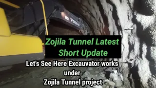 Zojila Latest Update-Excauvator works under Zojila Tunnel project|Zojila Tunnel Update
