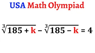 USA Math Olympiad Radical Equation. IMO Exam Quiz . Algebra Problem.