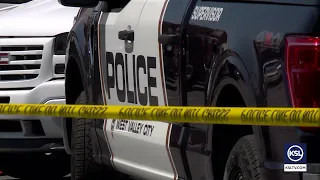 Shooting suspect hospitalized after being shot by officer, police say