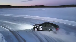 Polestar 2 Arctic Circle на зимних тестах