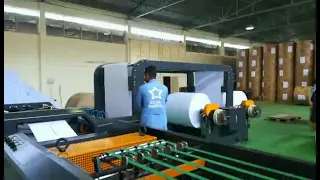 CHM-A4 Two Rolls A4 Copy Paper Reams Making Cutting Machine Production Line