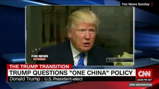Trump questions 'one China' policy