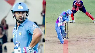 Mumbai Heroes Batsman Aftab Shivdasani Upset With His Wicket Hit By Veer Marathi