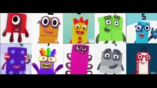 Numberblocks 1-10 Sing Dame Da Ne (Baka Mitai)