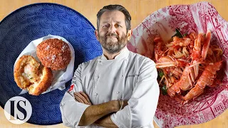 Shrimp Scampi Linguine: Original vs. Gourmet by Chef Cristiano Tomei