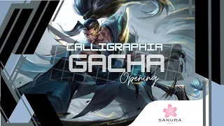 Calligraphia Skin Gacha Opening | How much did it cost ? | Most unrewarding gacha #gacha #wildrift