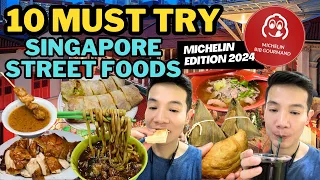 10 CHEAP Singapore Chinatown Hawker Street Food BELOW $7 you MUST TRY! | Michelin Bib Gourmand 2024