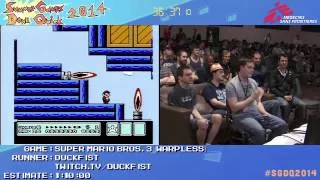 Super Mario Bros. 3 by Duckfist in 55:44 - SGDQ2014 - Part 143