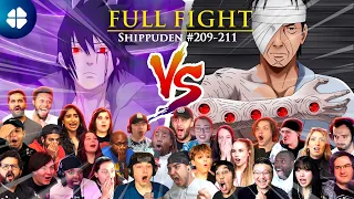 SASUKE vs DANZO 30 People React [Full Fight] 🔥 🇯🇵 Shippuden 209-211 [ナルト 疾風伝] [海外の反応]