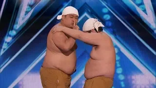 Comedic Duo Make Sounds "Feel So Good" With Their Bodies | America's Got Talent 2018