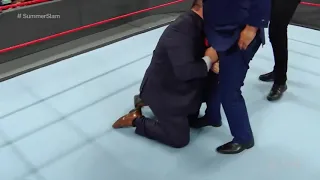 Raw 07.30.2018 Brock Lesnar Turns Paul Heyman And Attack Kurt Angle