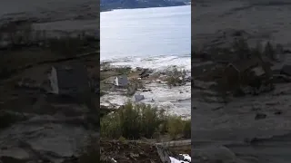 Massive landslide in Norway 🇳🇴 #shorts