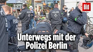 Corona-Demos: Wir begleiten einen Tag lang die Berliner Polizei