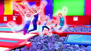 SIBLING TRAMPOLINE PARK COMPETITION w/The Norris Nuts