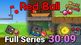 Red Ball - Full Series World Record Speedrun in 30:09