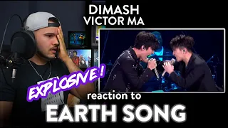 Dimash & Victor Ma Reaction Earth Song (Explosive Surprise!) | Dereck Reacts