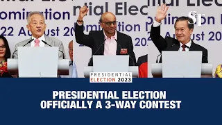 Ng Kok Song, Tharman Shanmugaratnam, Tan Kin Lian officially in 3-way presidential race