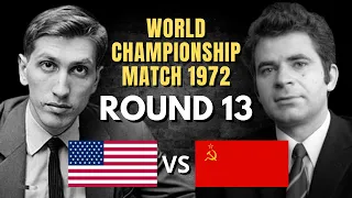 Boris Spassky vs Bobby Fischer | World Championship Match 1972 | Round 13