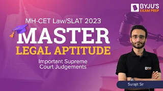 Important Supreme Court Judgements | MH-CET Law Legal Aptitude Preparation | MH-CET Law/SLAT 2023