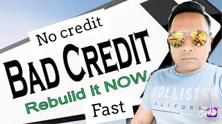 Best WAY to REBUILD your CREDIT score FAST credit repair That Really works