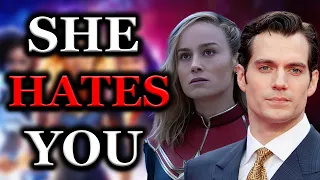 Henry Cavill Slams Brie Larson for attacking The Marvels Critics