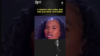 Jurada não sabia que era sua irmã 😳 #musica #tiktok #viralvideo #