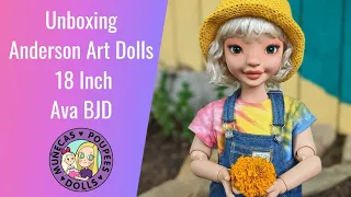 Unboxing Anderson Art Dolls 18" Ava BJD