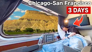 🇺🇸3 DAYS on America's Most Scenic Sleeper Train (Chicago→San Francisco) | Amtrak California Zephyr