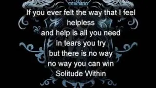 Evergrey - Solitude within with lyrics