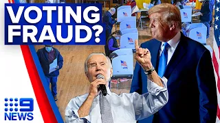 Voting fraud claims ahead of US midterm election | 9 News Australia