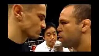 Mirko Crocop vs Wanderlei Silva 1 - Best Staredown ever in MMA.mp4