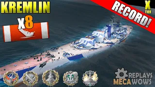 Kremlin 8 Kills & 309k Damage | World of Warships Gameplay 4k