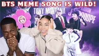 SO I CREATED A SONG OUT OF BTS MEMES |REACTION|