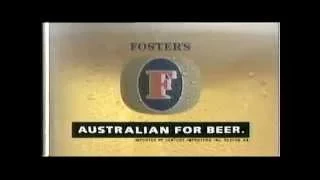 Fosters Beer Commercial 2 - 1996