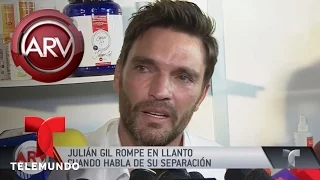 Julián Gil rompió en llanto al hablar de su hijo | Al Rojo Vivo | Telemundo
