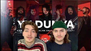 Twin Musicians REACT | Ye Dunya | Karakoram x Talha Anjum x Faris Shafi | Coke Studio | Season 14 |