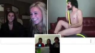 Reaction to ChatRoulette 'Wrecking Ball' - Miley Cyrus