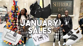 January Sale Shopping with Dad at Selfridges! | Louis Vuitton, Chanel, Prada, Valentino etc